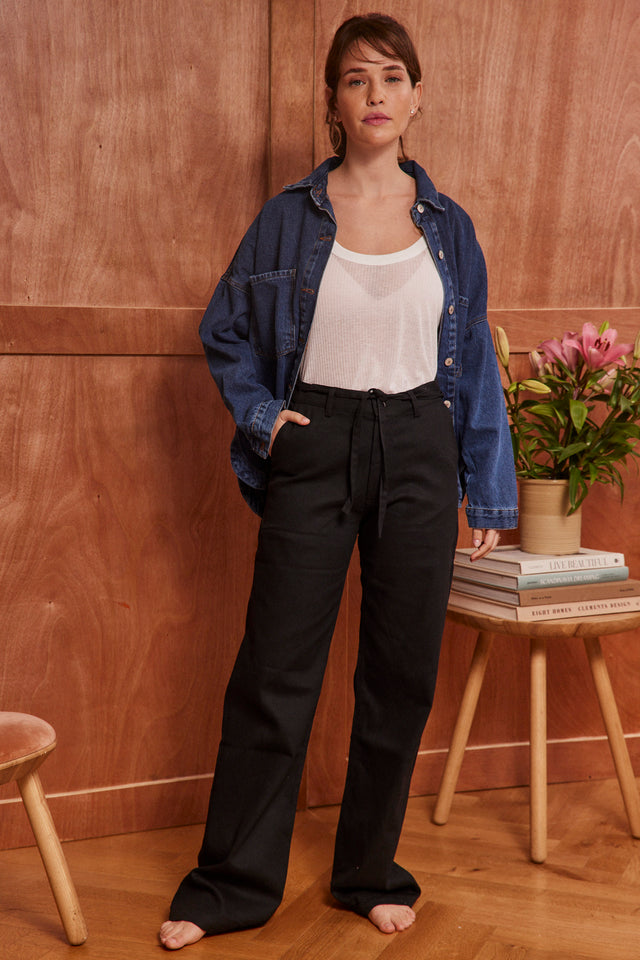 The Casual Tie-Waist Trousers