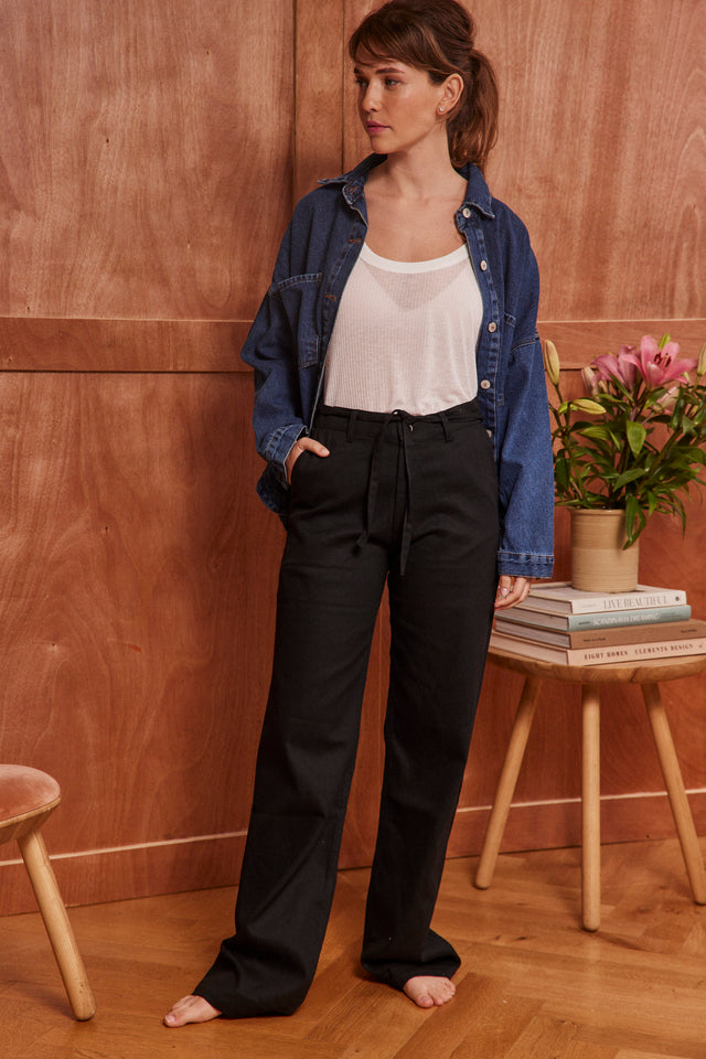 The Casual Tie-Waist Trousers