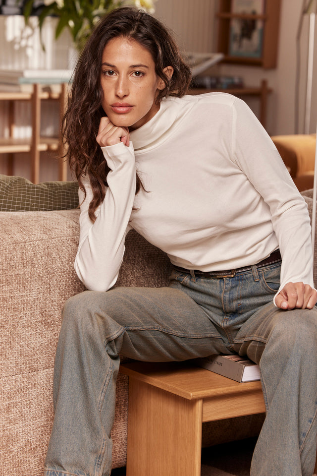 The Perfect Cotton Turtleneck